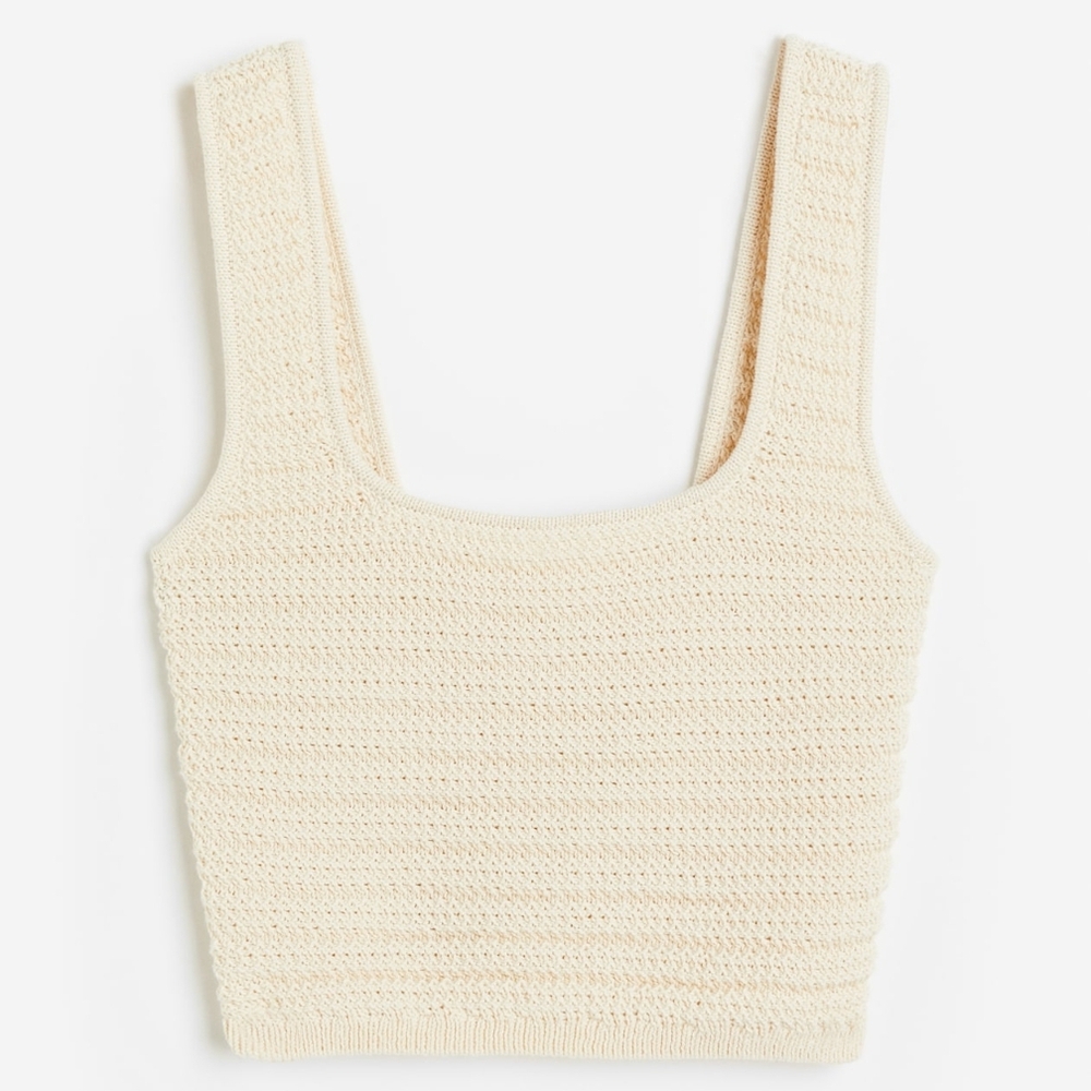 H&M Cream Crochet Women's Set